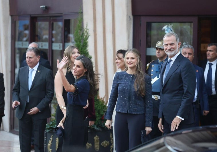 La Familia Real ya está en Asturias: primera parada, el concierto en el Auditorio